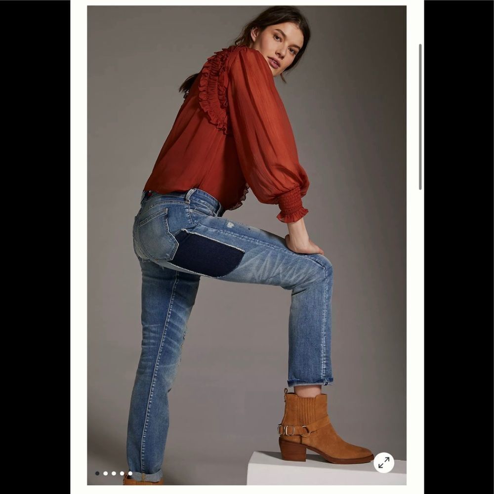 Anthropologie Pilcro The Selvedge Low-Rise Straight Jeans